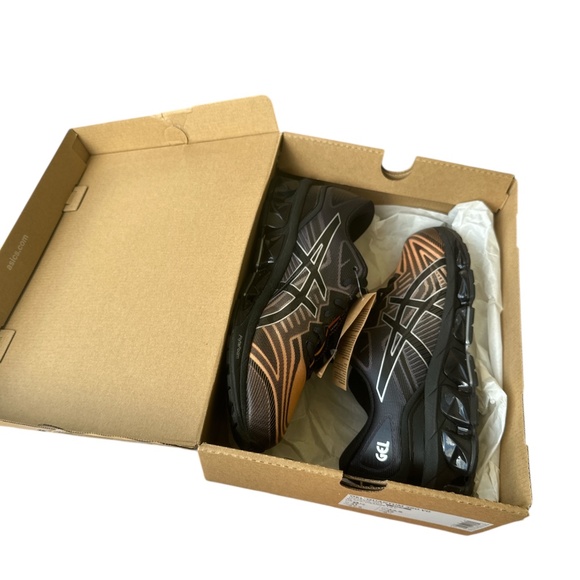 Asic Men\'s Orange/Black Athletic Shoe Gel Quantum Size 9.5 NWT main image 7